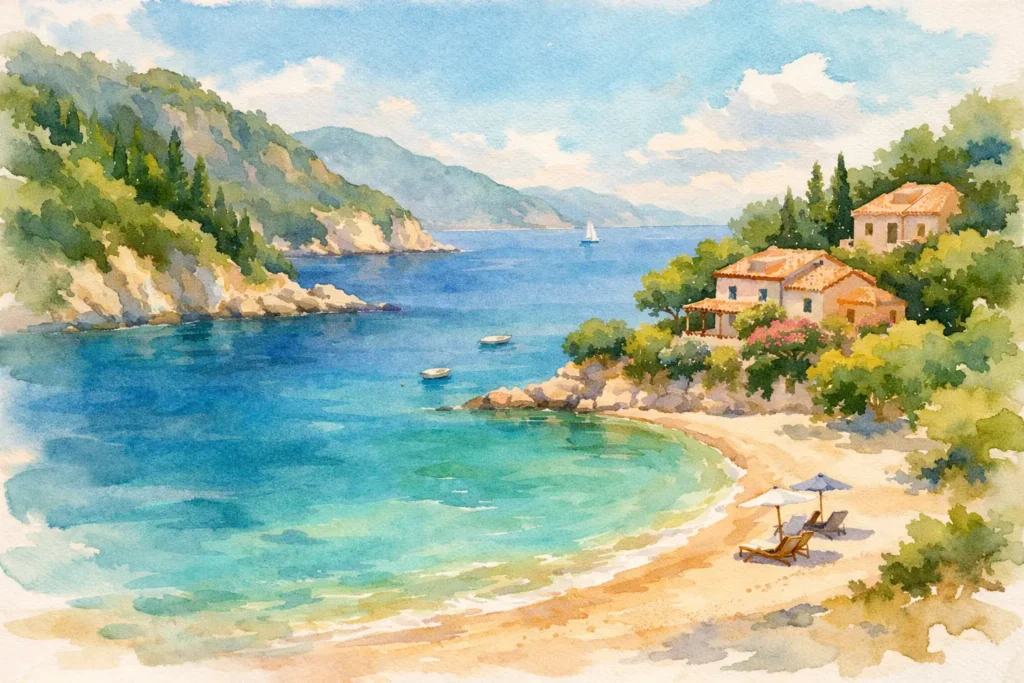 Quiet Beach Holiday Corfu: Where to Stay